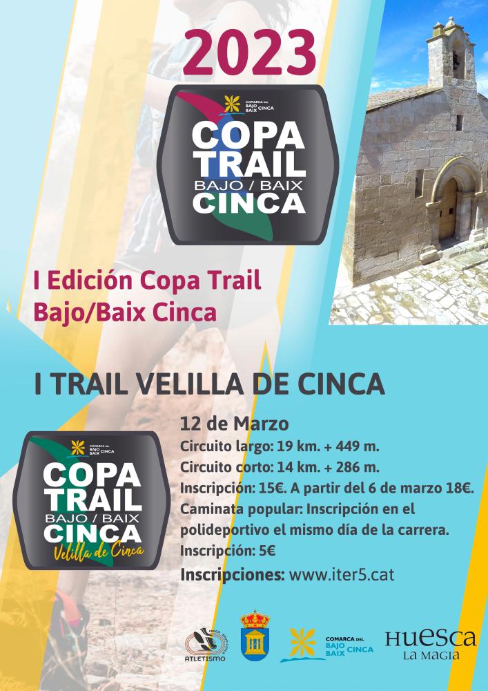 Imagen La I Copa Trail Bajo Cinca se estrenará el 12 de marzo con el I Trail Velilla de Cinca